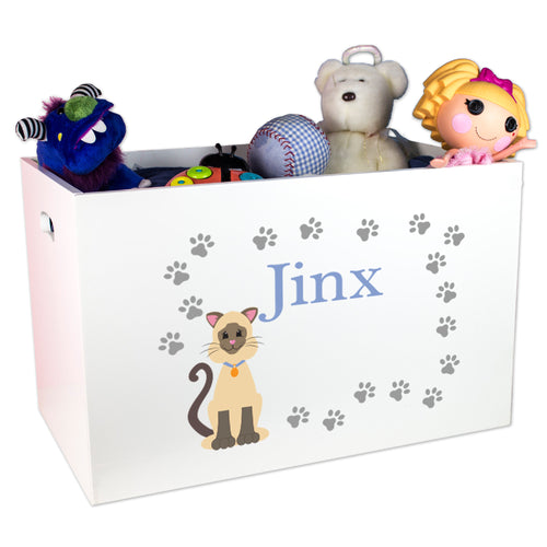 Open Top Toy Box - Cat Breed