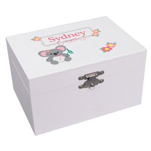 Personalized Ballerina Jewelry Box - Koala