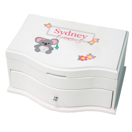 Personalized Princess Jewelry Box - Koala