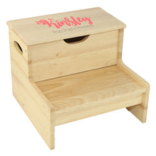 Wood Storage Stool - Just Name