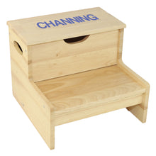 Wood Storage Stool - Just Name