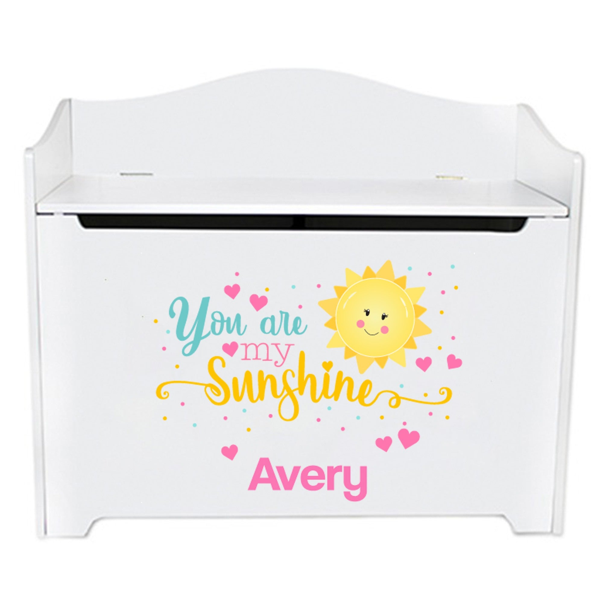 Personalized toy box deals bench