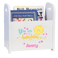 Personalized You Are My Sunshine Book Caddy