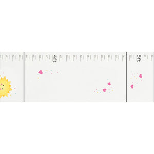 Personalized You Are My Sunshine White Growth Chart