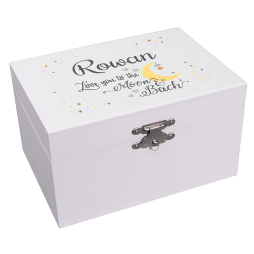Love You to the Moon and Back Ballerina Jewelry Box