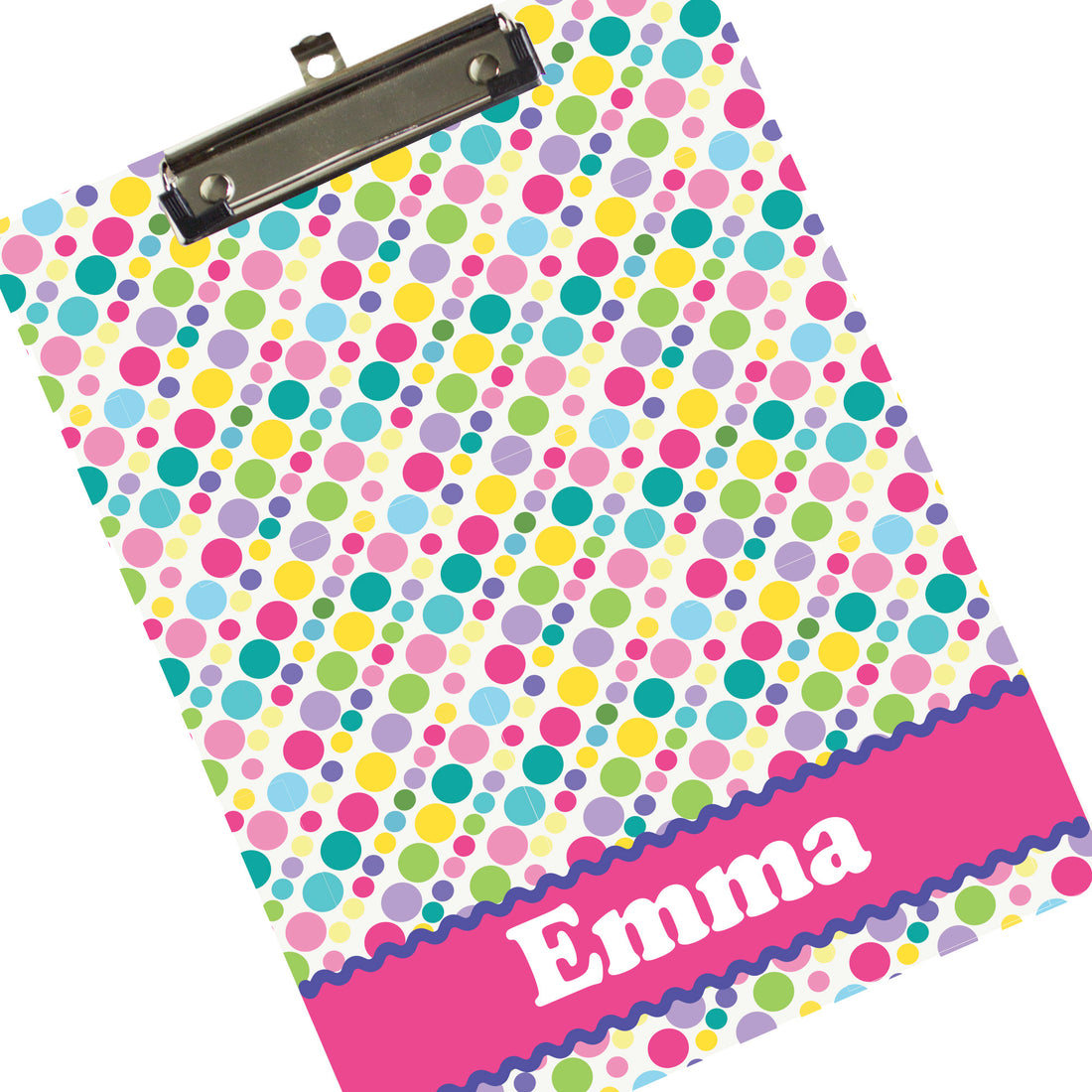 Custom Polka Dot Clipboard