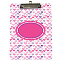 Customized Happy Hearts Clipboard