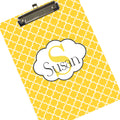 Custom Monogrammed Clipboard - Yellow Gold