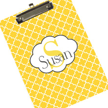 Custom Monogrammed Clipboard - Yellow Gold