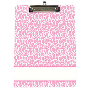 Personalized 9x12 Clipboard - Pink Dancing Drops
