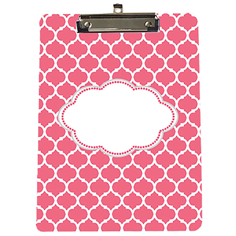 Custom Moroccan Clipboard- Salmon