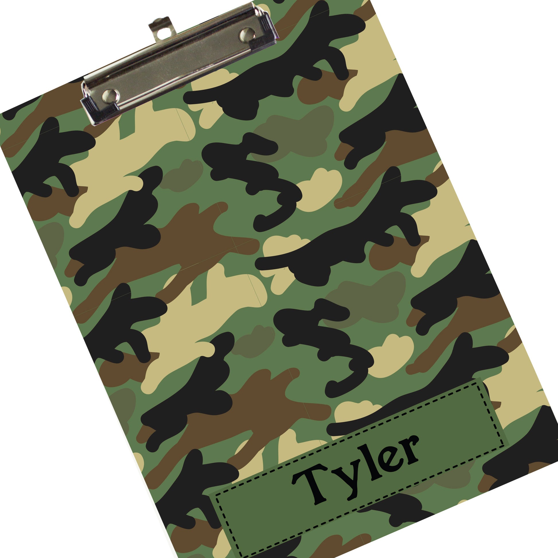 Custom Blue Camoflauge Clipboard