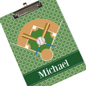 Personalized Baseball Player Clipboard