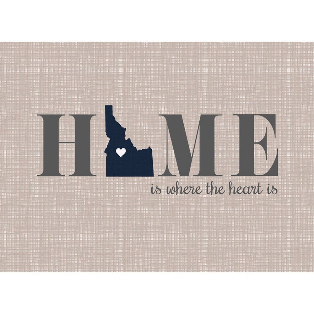 Home is where the heart is Cutting Board - Idaho - MyBambino.com