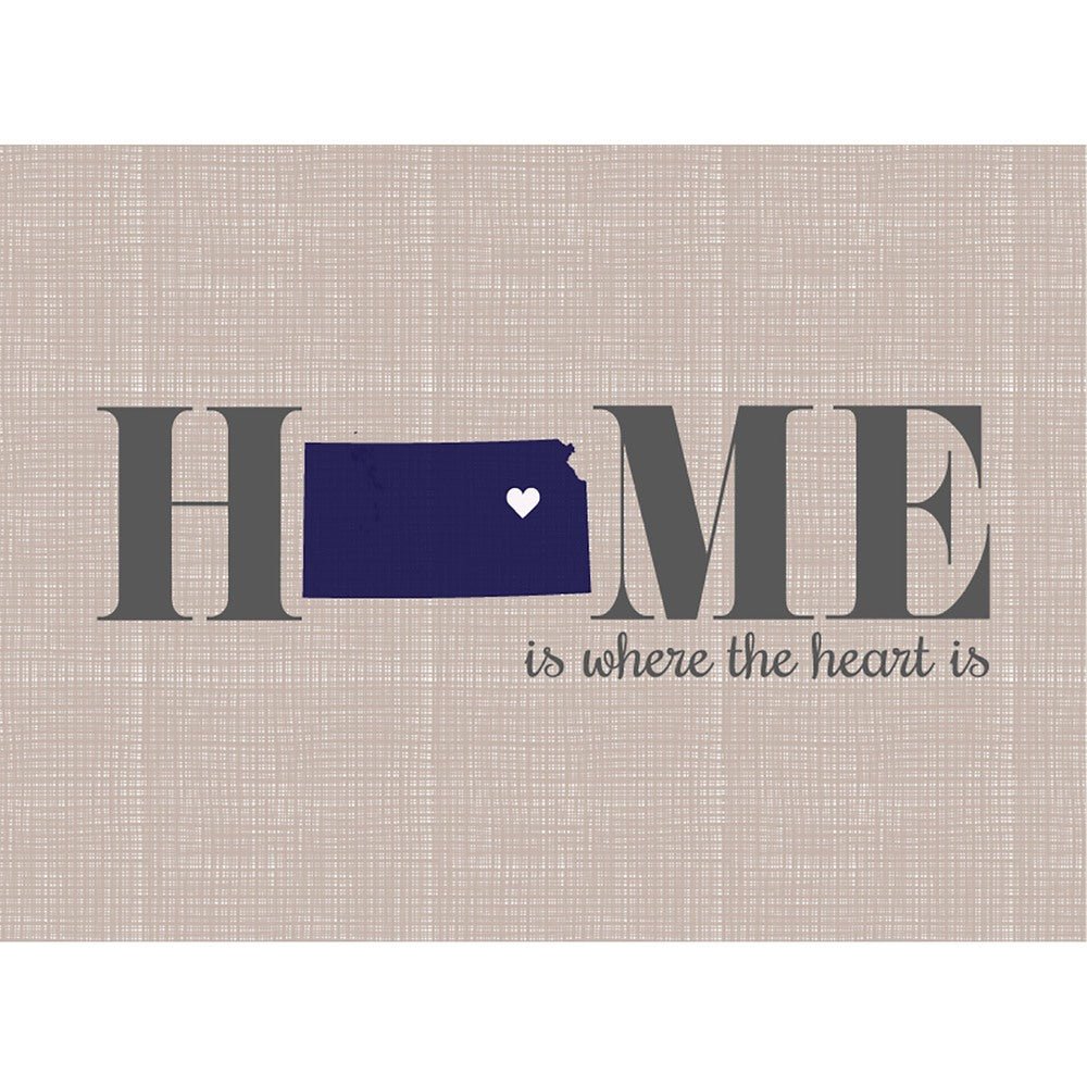 Home is where the heart is Cutting Board - Kansas - MyBambino.com