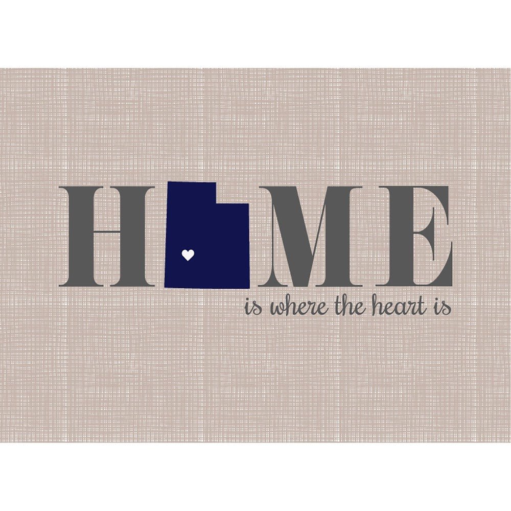 Home is where the heart is Cutting Board - Utah - MyBambino.com
