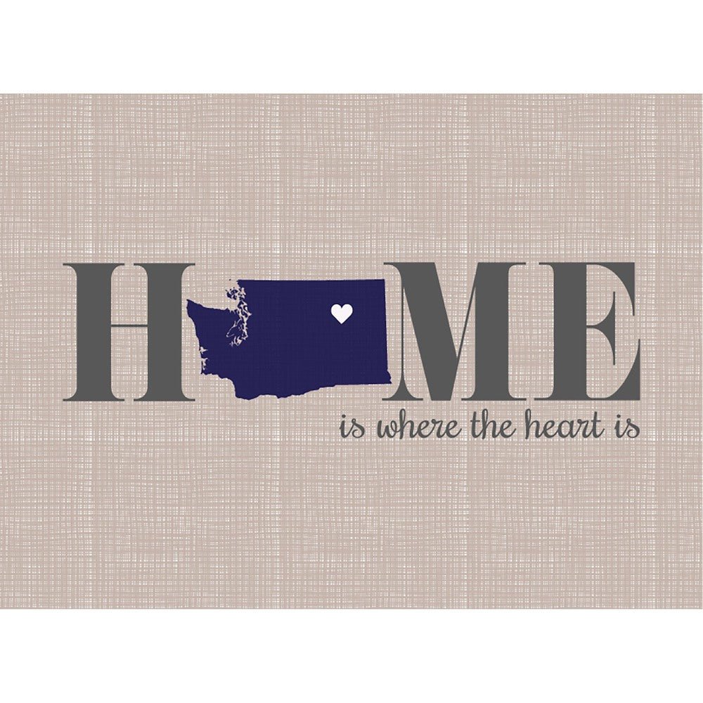 Home Is Washington Glass Cutting Board