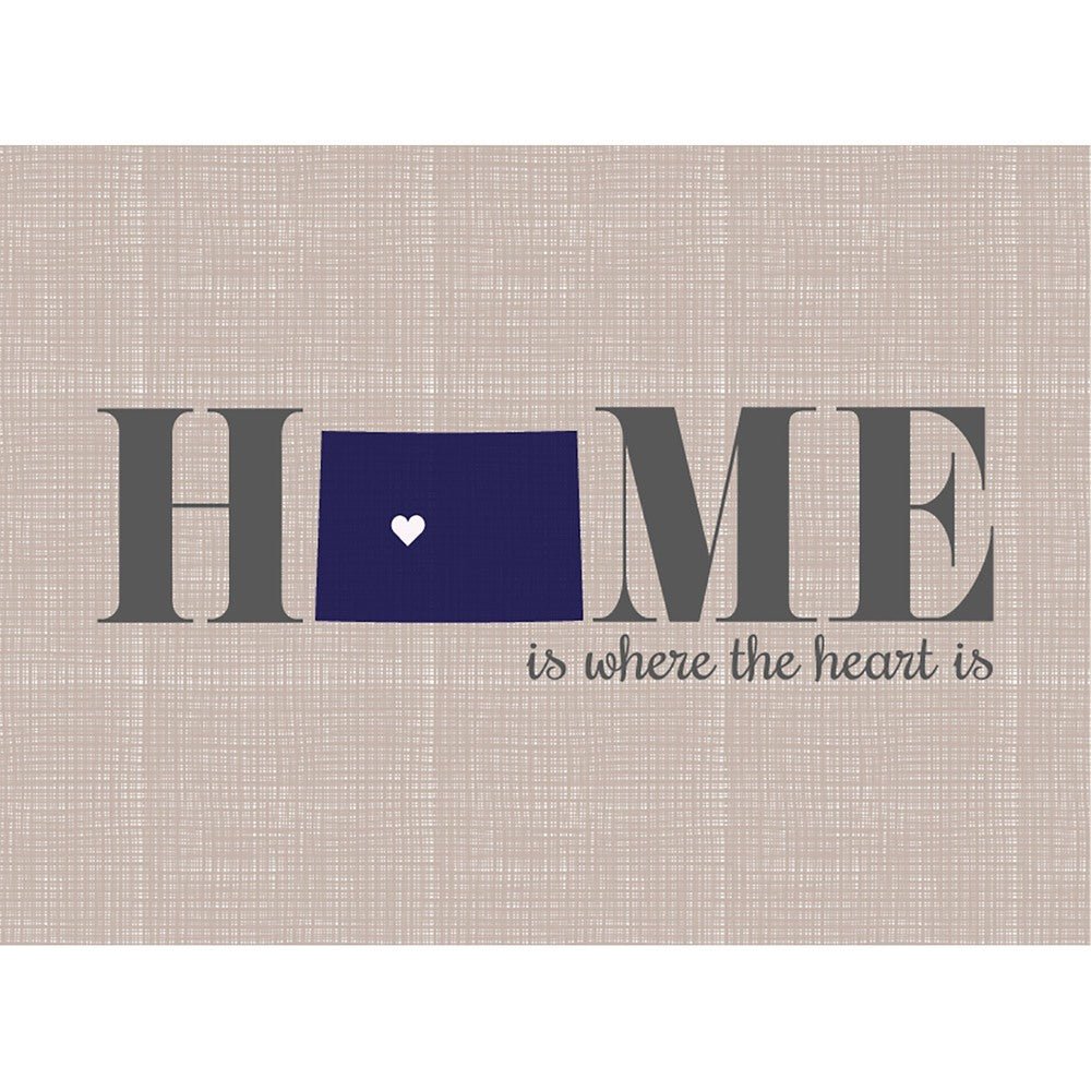 Home Is Wyoming Glass Cutting Board