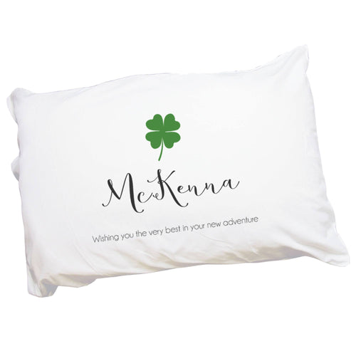 Personalized Pillowcase - Lucky Clover