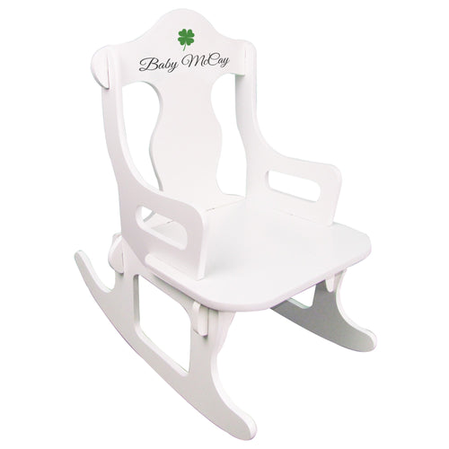 Personalized Puzzle Rocker - Lucky Clover