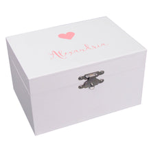 Musical Ballerina Jewelry Box - Pink Heart
