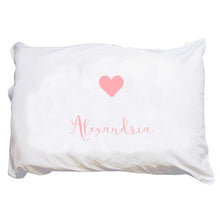 Personalized Pillowcase - Pink Heart