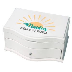 Personalized Princess Jewelry Box - Retro Sunburst