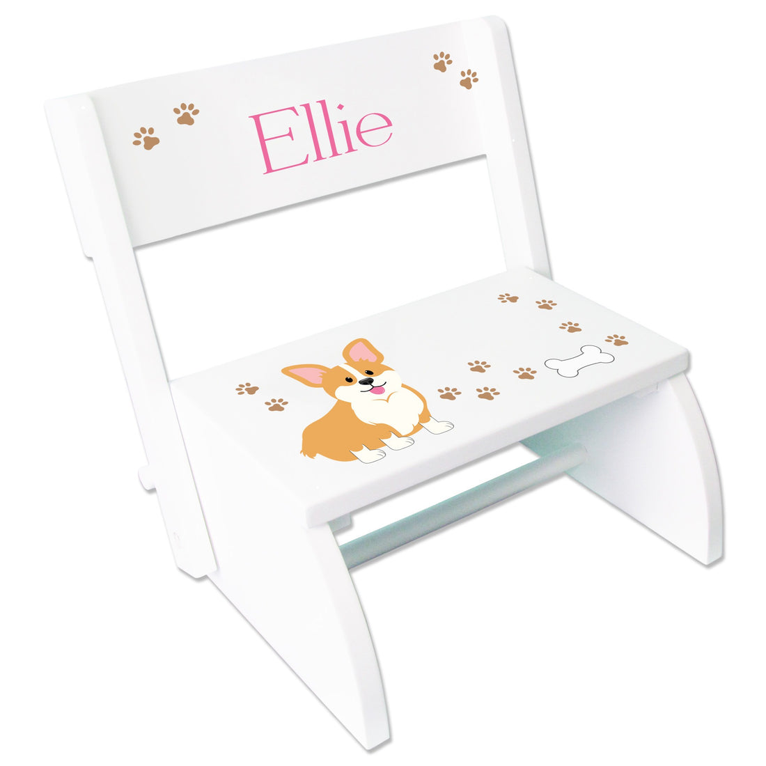 Personalized Child's Flip Stool - Interests 2.0 - alternate view