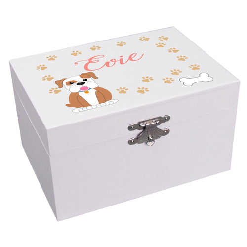 Musical Ballerina Jewelry Box - Dog Breed