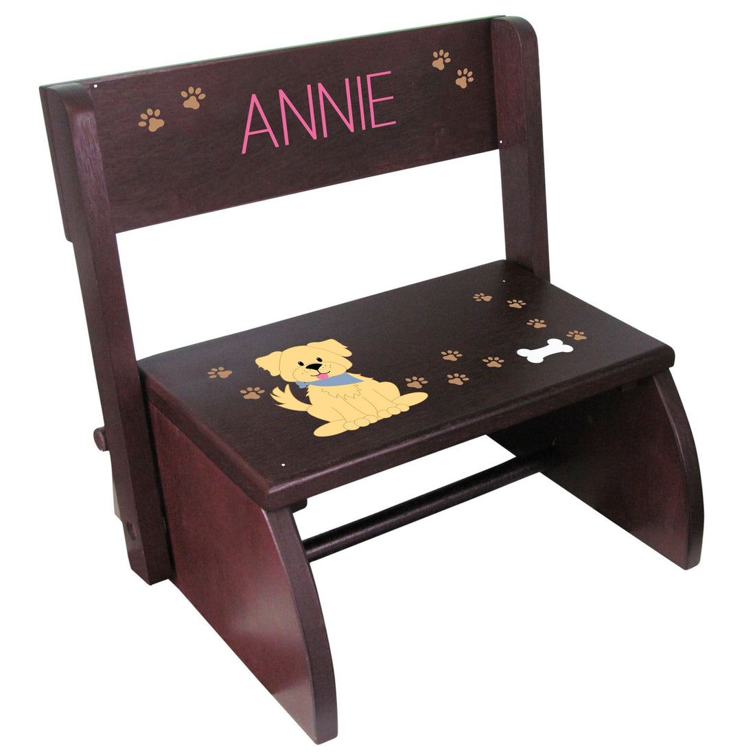 Personalized Child's Flip Stool - Pet Breed - MyBambino.com