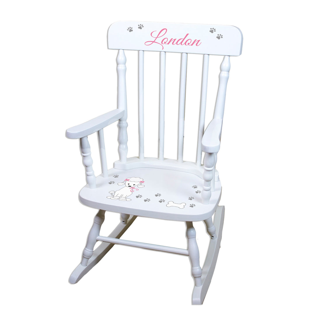 Spindle Rocking Chair - Pet Breed Design - alternate view