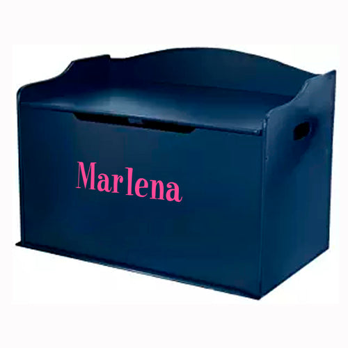 Personalized Transportation White Storage Step Stool