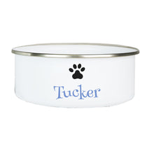 Personalized Bowl and Lid - Paw Print