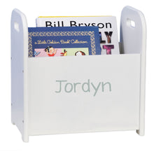 Personalized Girls With Name Only Book Holder And Rack
