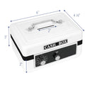 Personalized White Cash Box with Race Cars design
