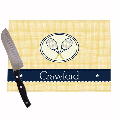 Tennis Personalized Cutting Board