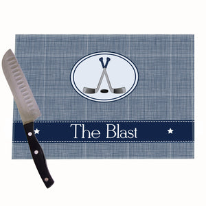 Ice Hockey Personalized Cutting Board