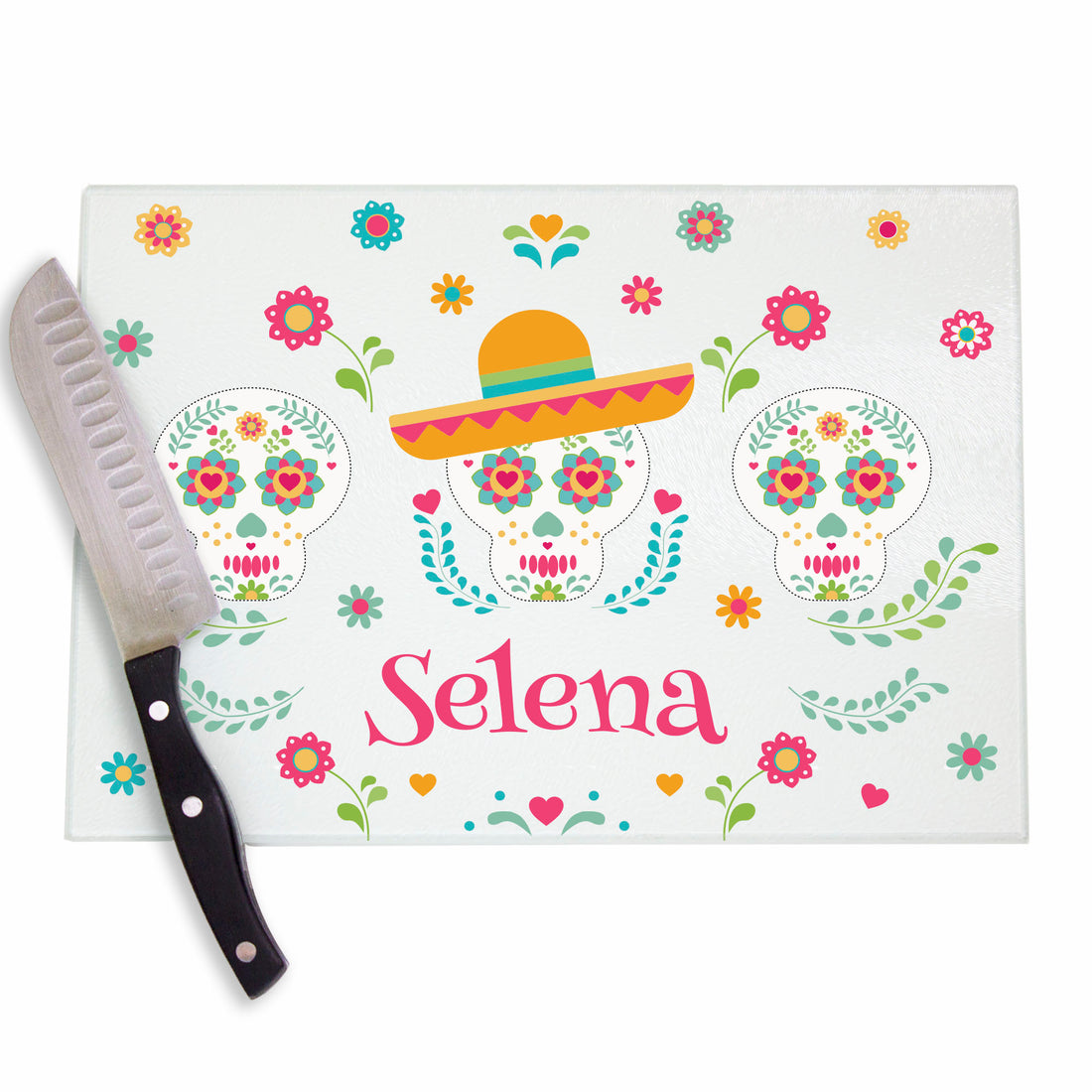 Fiesta Glass Cutting Board - MyBambino.com