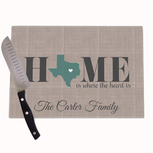 Home Is Personalized Cutting Board