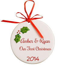 personalized Christmas ornaments