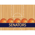 Basketball Court Personalized Cutting Board