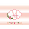 Blush Floral Personalized Cutting Board