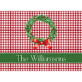 Christmas Wreath Personalized Cutting Board