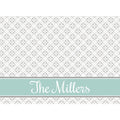 Gray Florettes Personalized Cutting Board