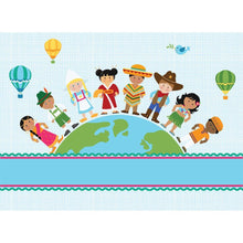Personalized Small World Cutting Board