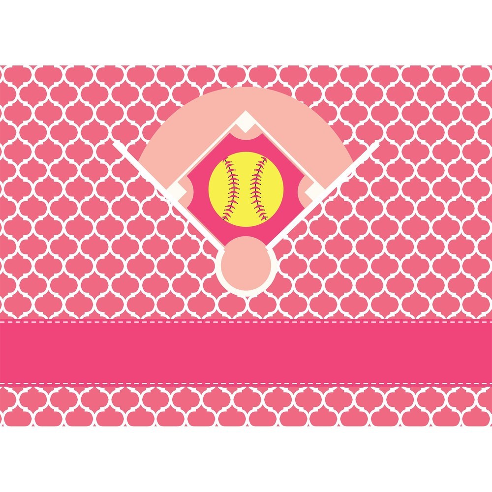 Softball Field Personalized Cutting Board