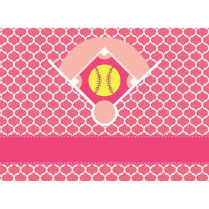 Softball Field Personalized Cutting Board