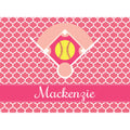 Softball Field Personalized Cutting Board