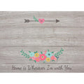 Spring Floral Personalized Cutting Board