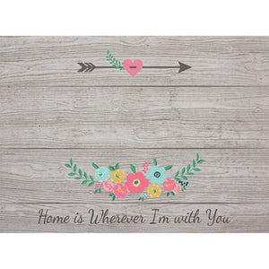 Spring Floral Personalized Cutting Board